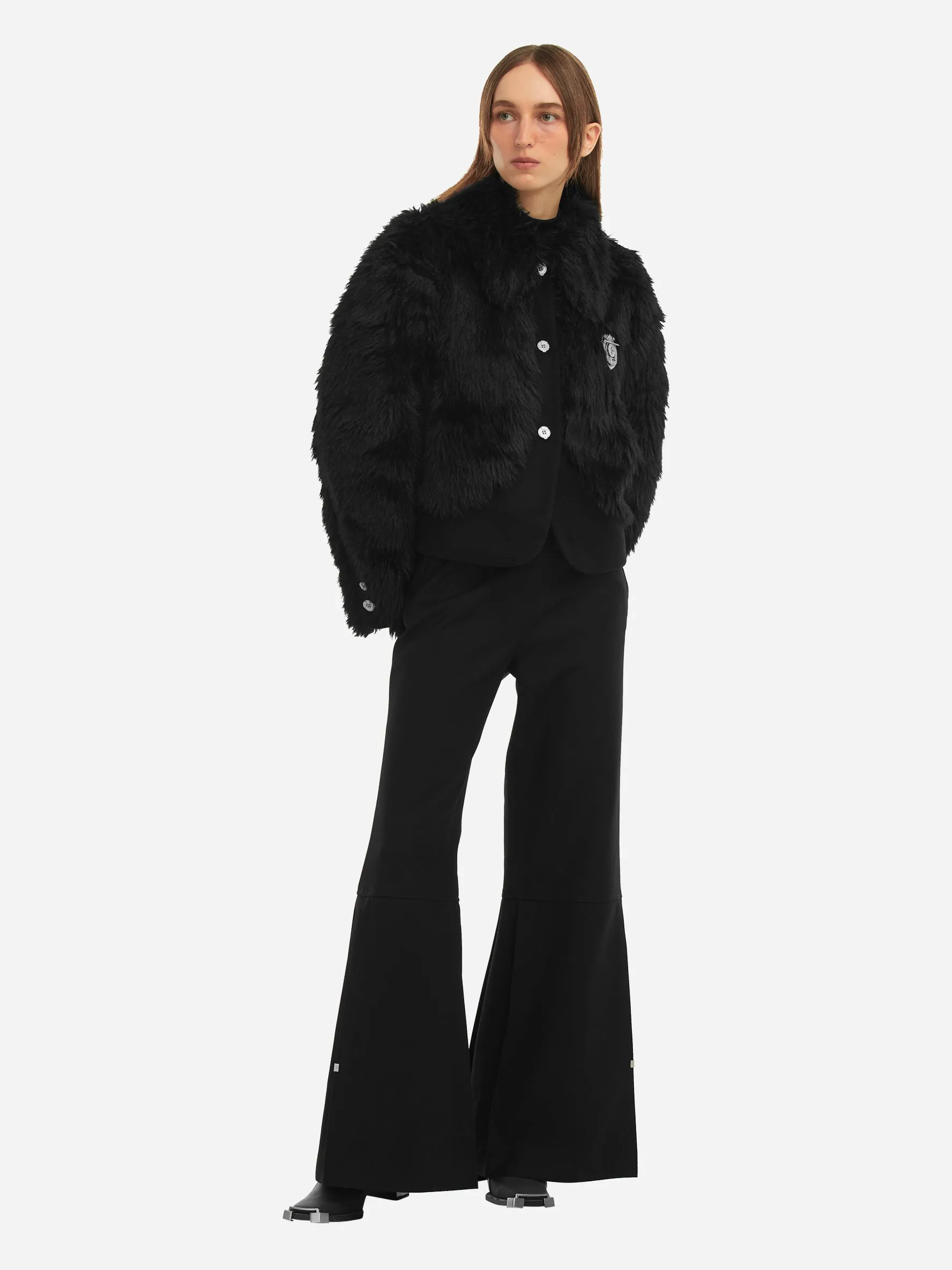 006 - Arch Paneled Fur Jacket