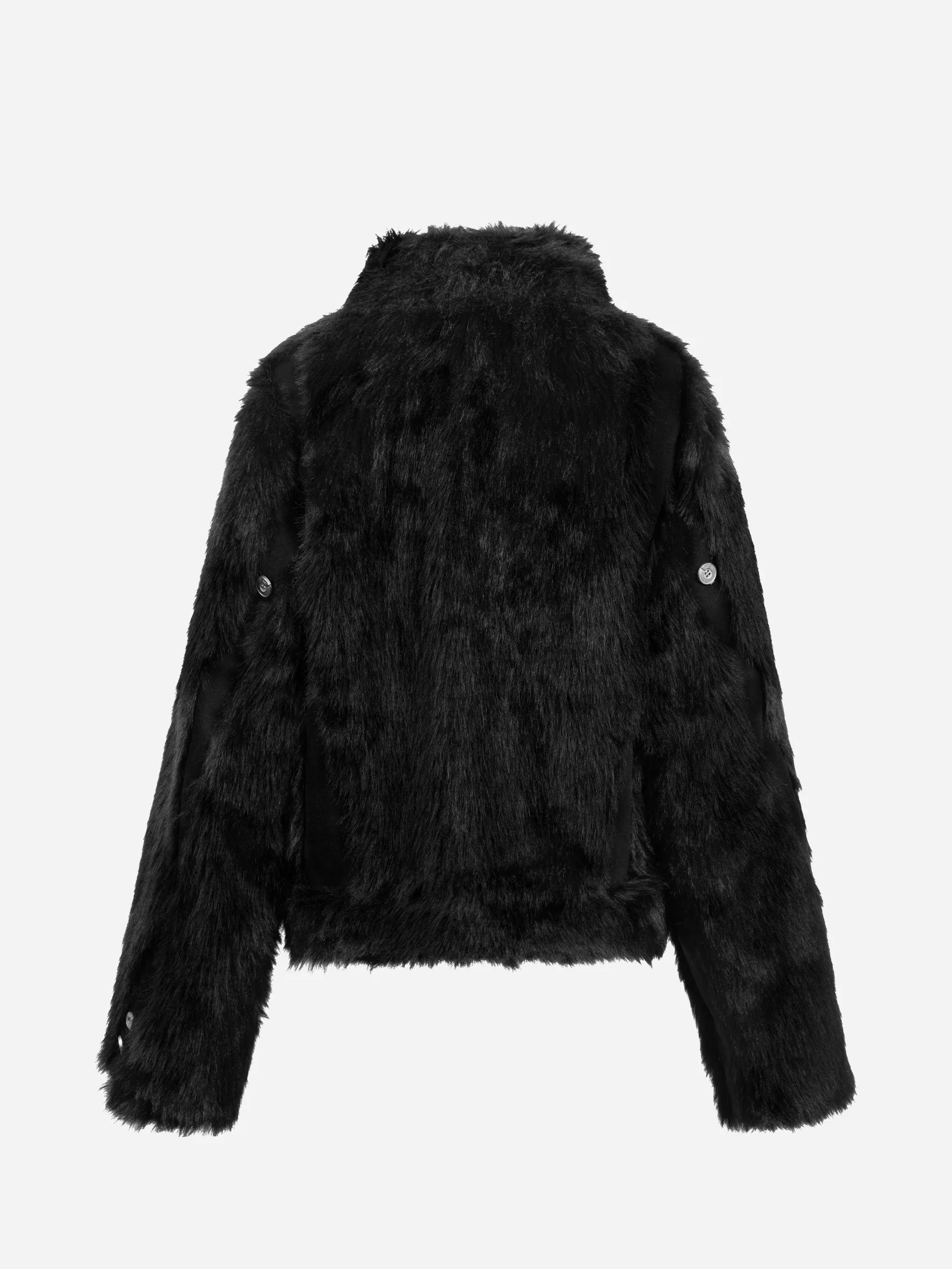 006 - Arch Paneled Fur Jacket