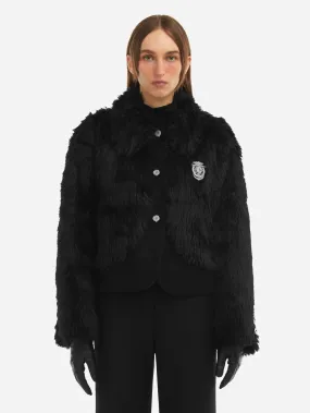 006 - Arch Paneled Fur Jacket