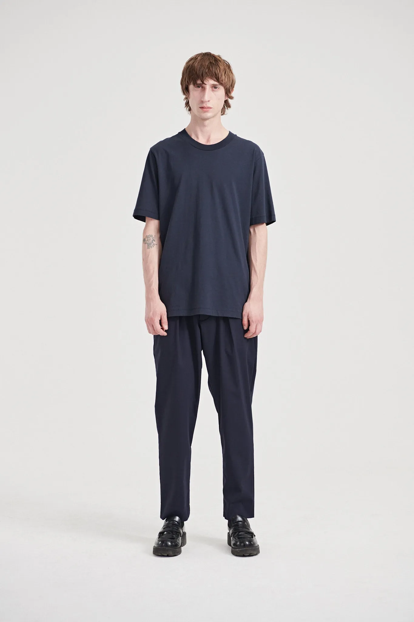 08 / Pleated Trousers Navy