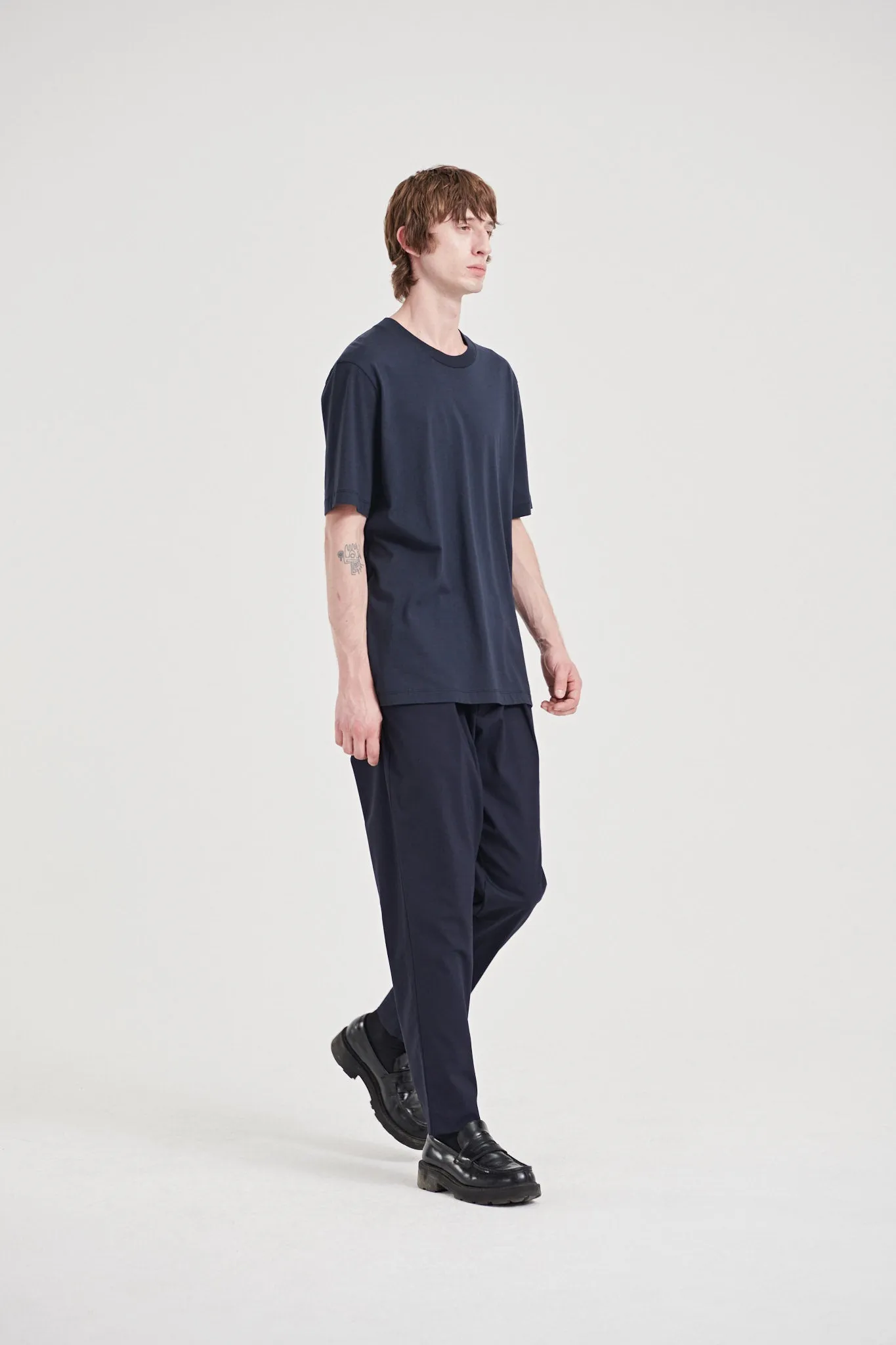 08 / Pleated Trousers Navy