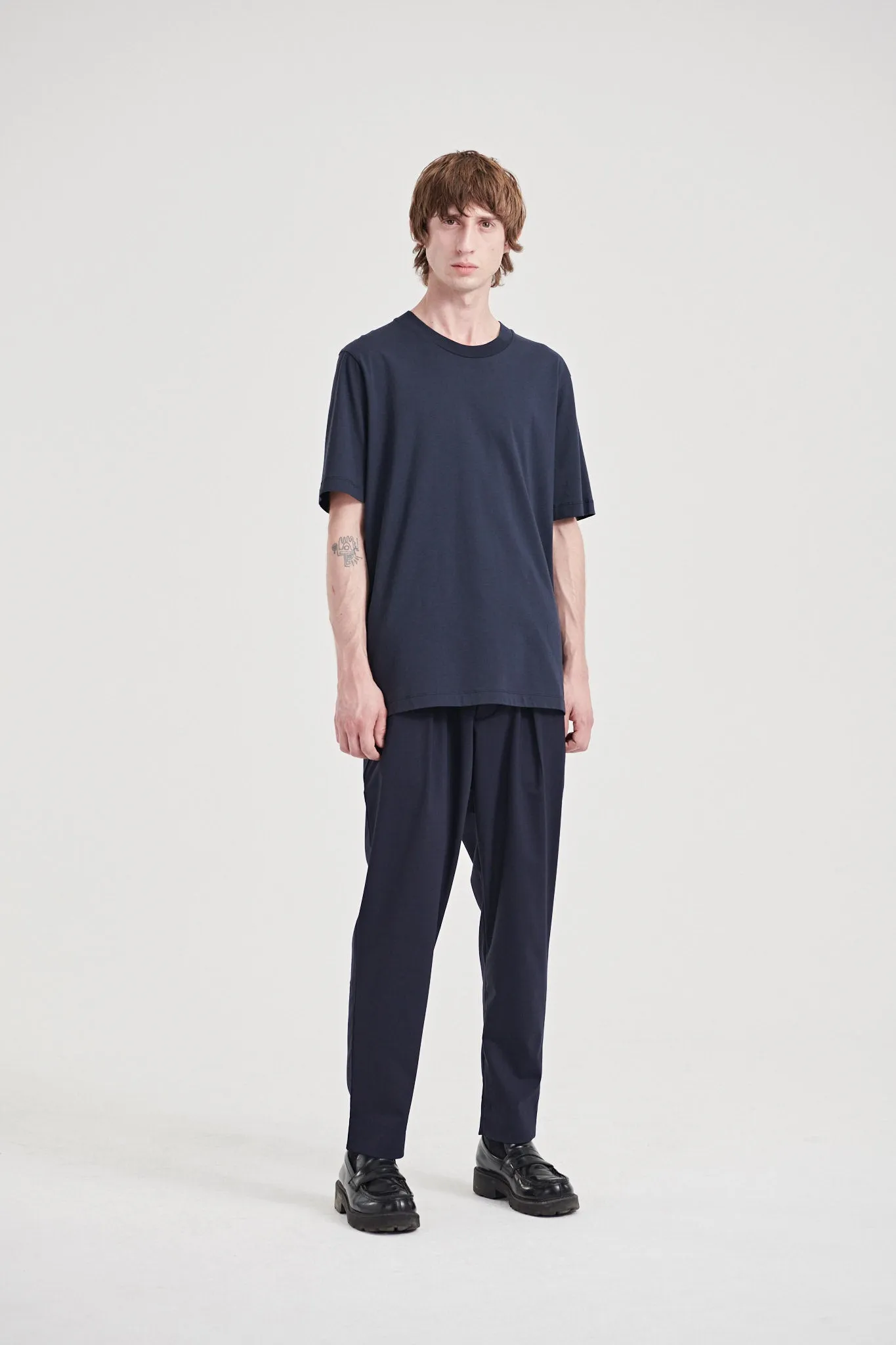 08 / Pleated Trousers Navy