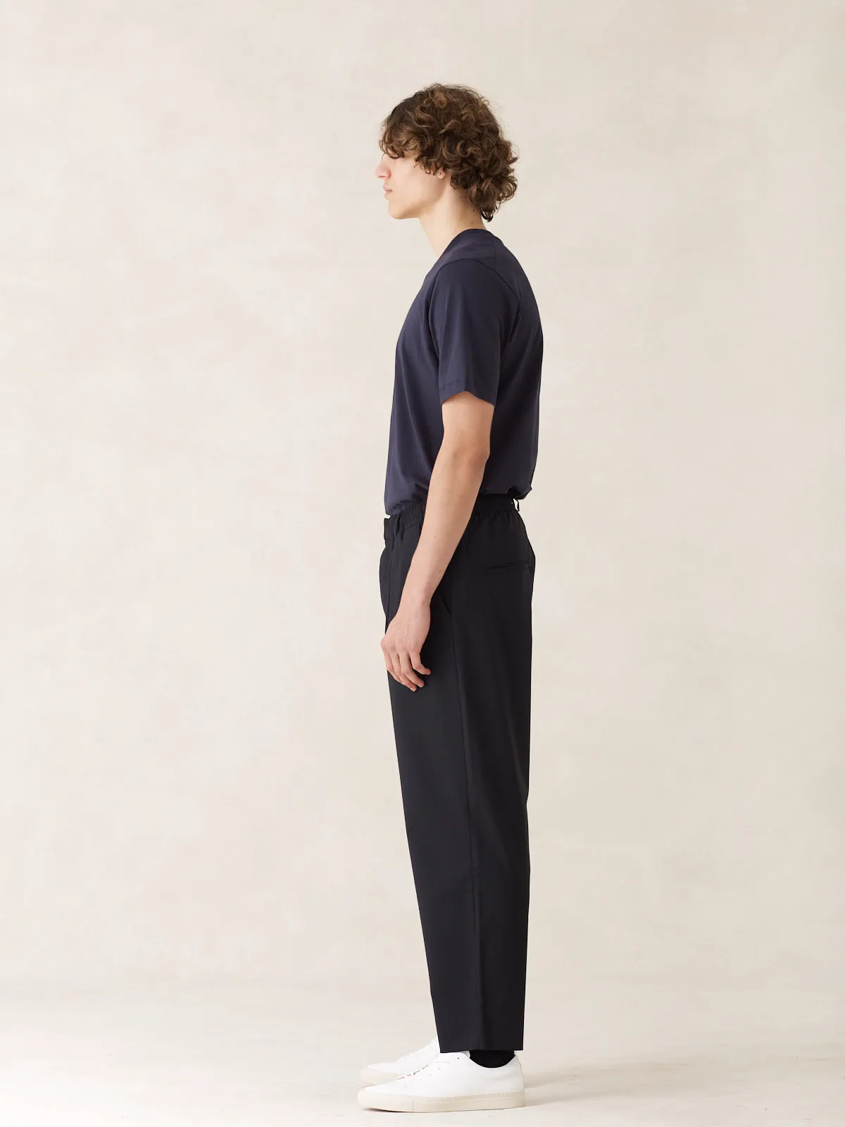 08 / Pleated Trousers Navy