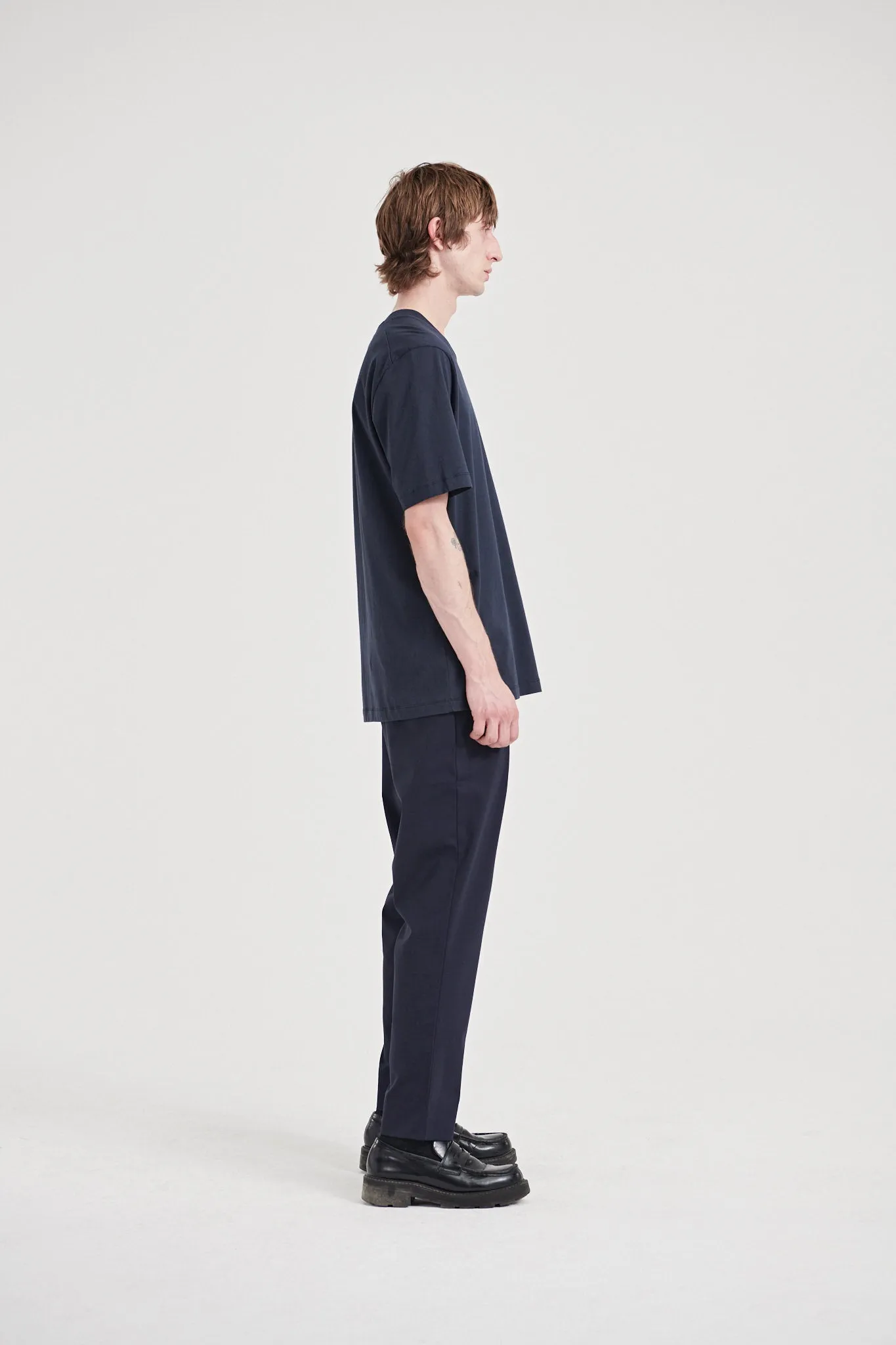 08 / Pleated Trousers Navy