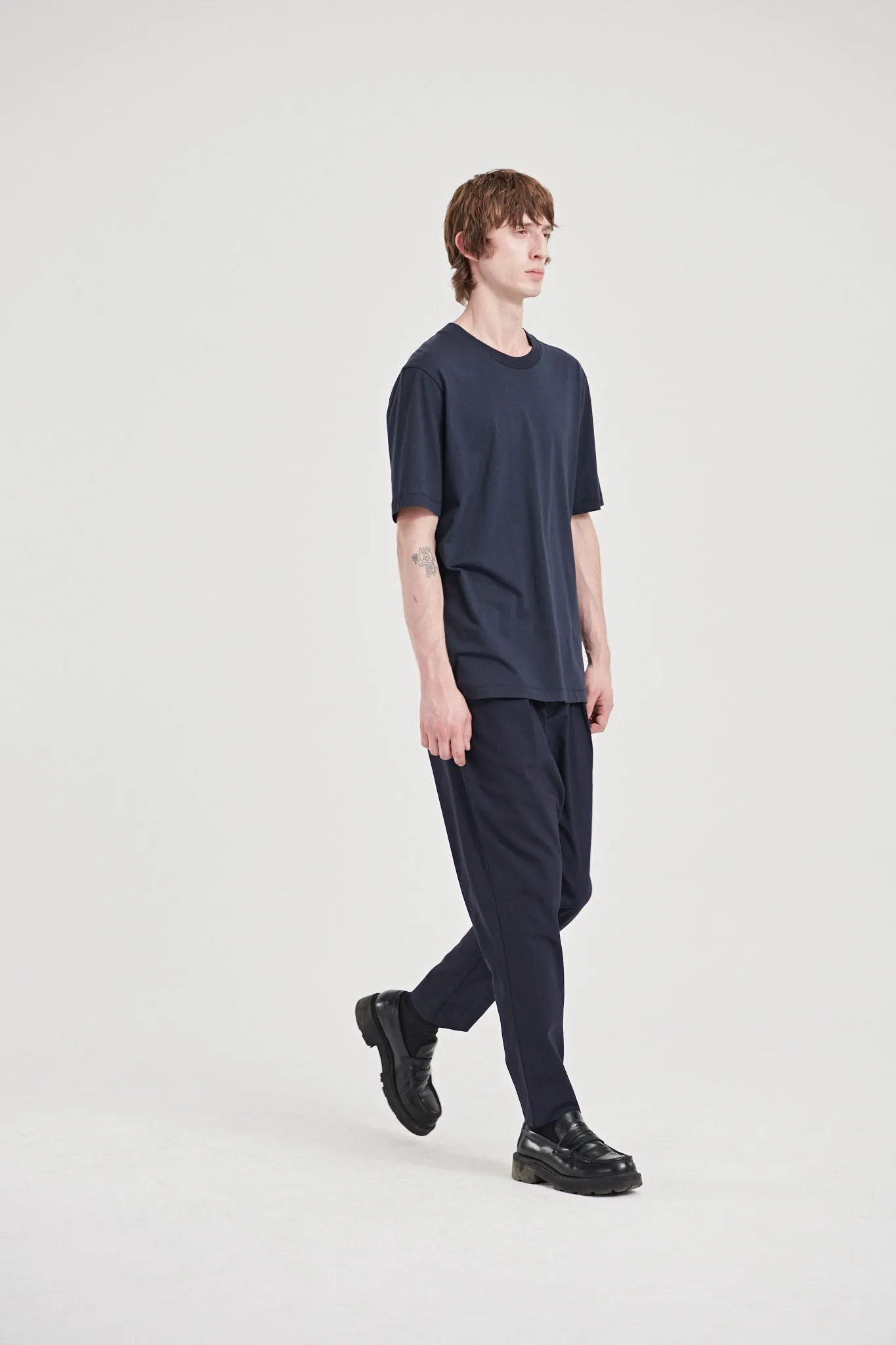 08 / Pleated Trousers Navy