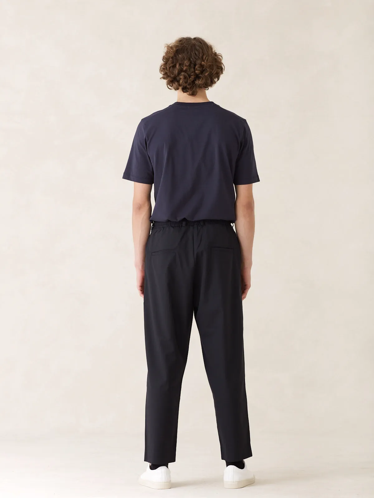 08 / Pleated Trousers Navy