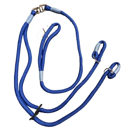 3 Strand Dog Lead | Braided Slip Lead | Rubber Stop | 8mm | 1.5m