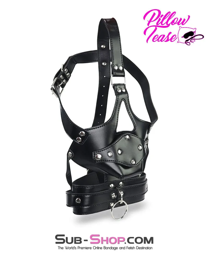 4722DL      Penis Gag Face Harness with Collar