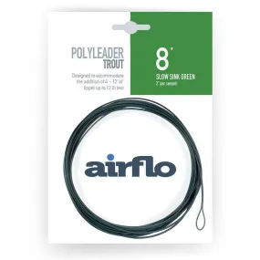 Airflo | Polyleader | Trout | 8' | Slow Sink Green | 2" per second