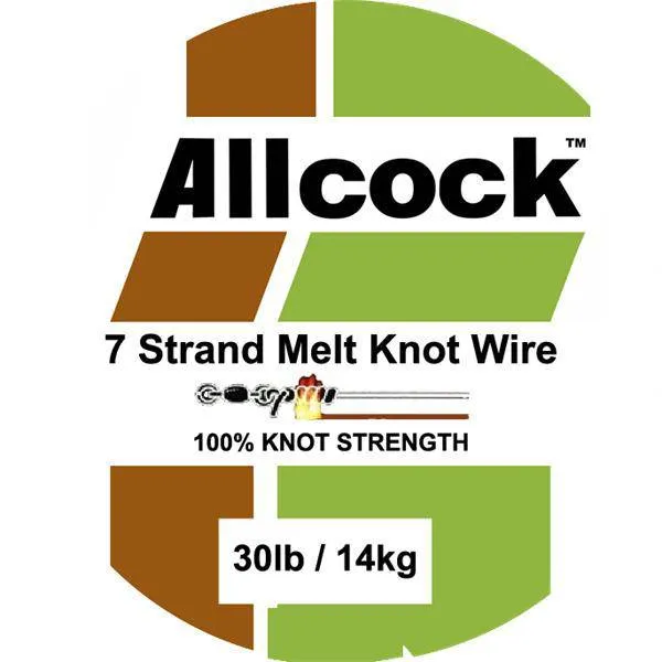 Allcock | 7 Strand Melt Knot Wire | 30lbs | 10m