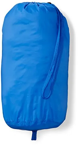 Amazon Essentials Boys' Lightweight Water-Resistant Packable Hooded Puffer Coat, Blue, Medium