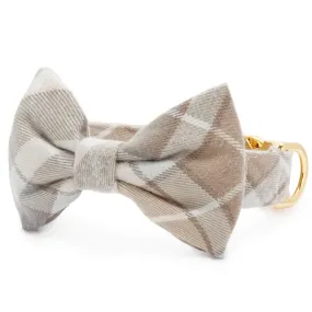 Andover Plaid Flannel Bow Tie Collar