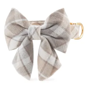 Andover Plaid Flannel Lady Bow Collar