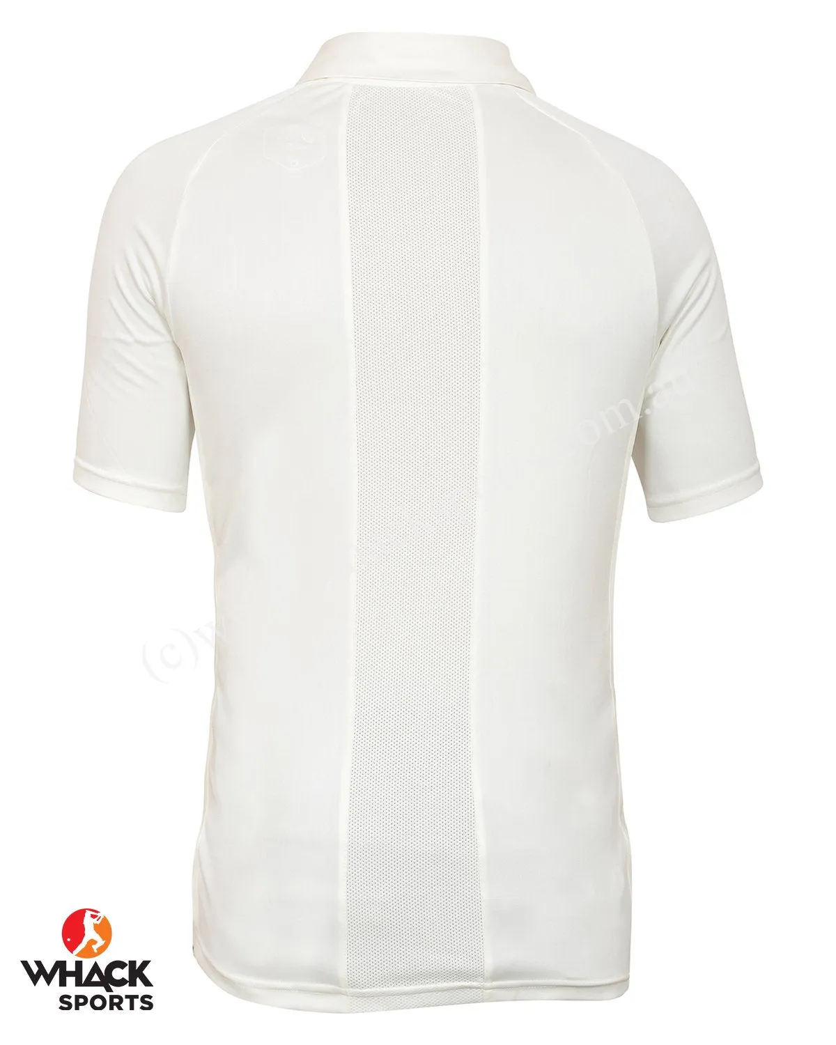 Asics Cricket Short Sleeve Shirt and Trouser Set - Off White - Senior