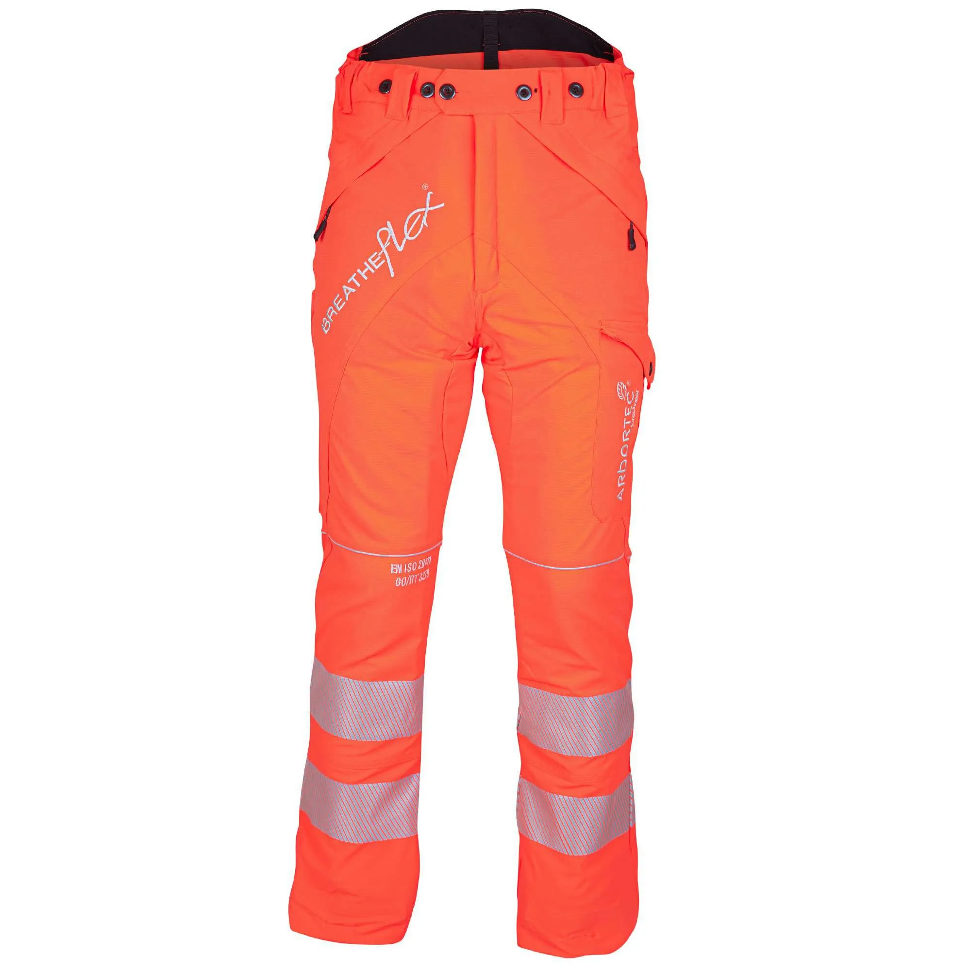 ATHV4010 Breatheflex Chainsaw Trousers Design A Class 1- Hi-Vis Orange