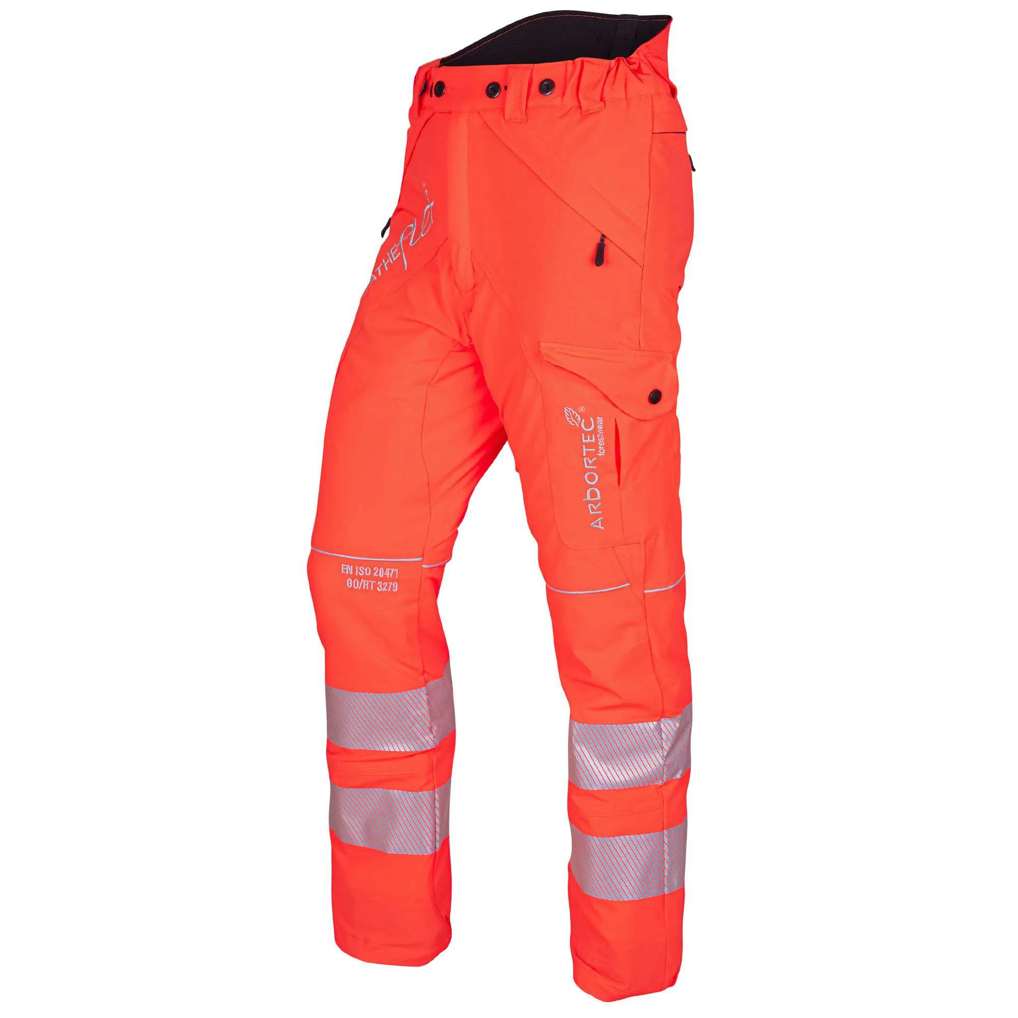 ATHV4010 Breatheflex Chainsaw Trousers Design A Class 1- Hi-Vis Orange