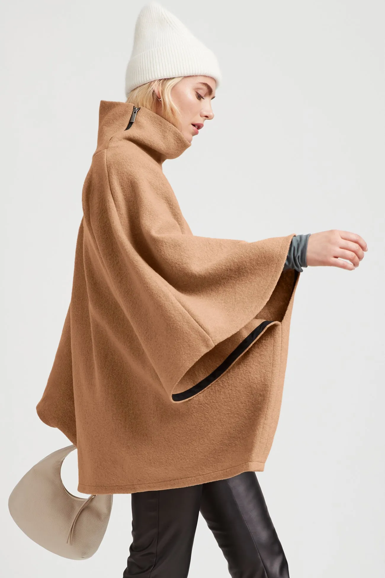 Avery Wool Cape