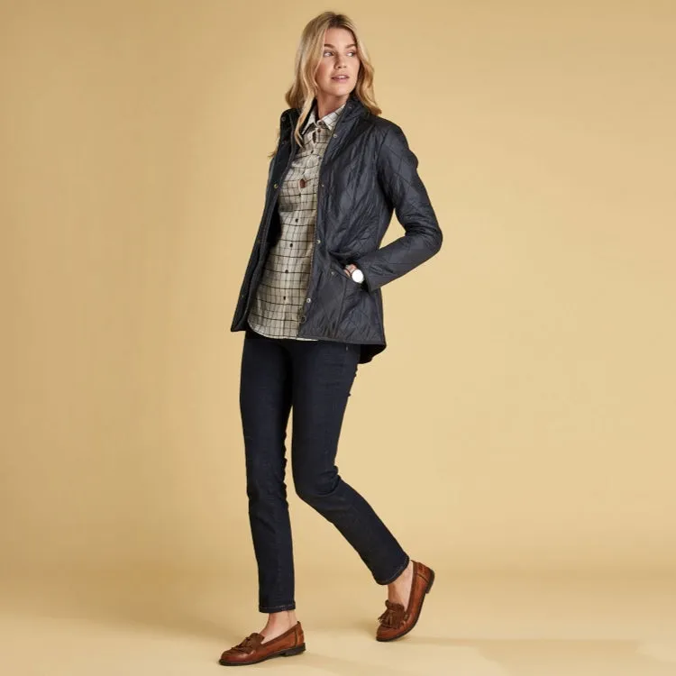 Barbour Ladies Cavalry Polarquilt Jacket - Navy