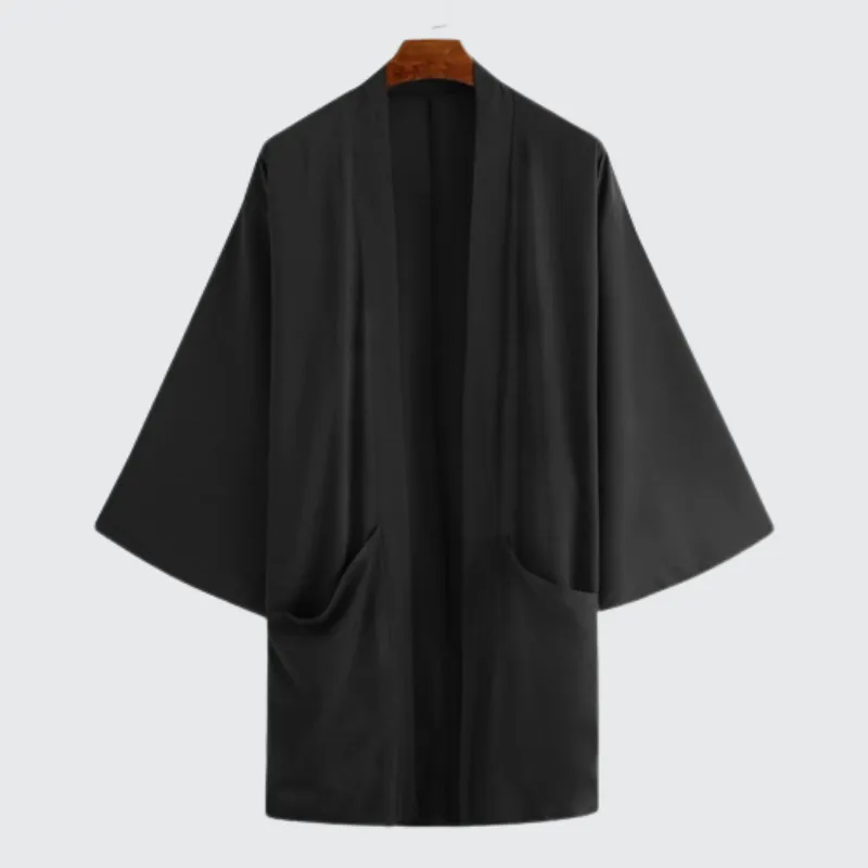 Black Kimono Robe