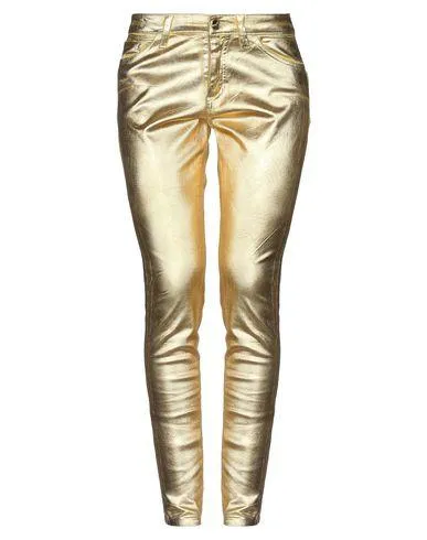 Blugirl Blumarine Women Denim trousers Gold 10 UK