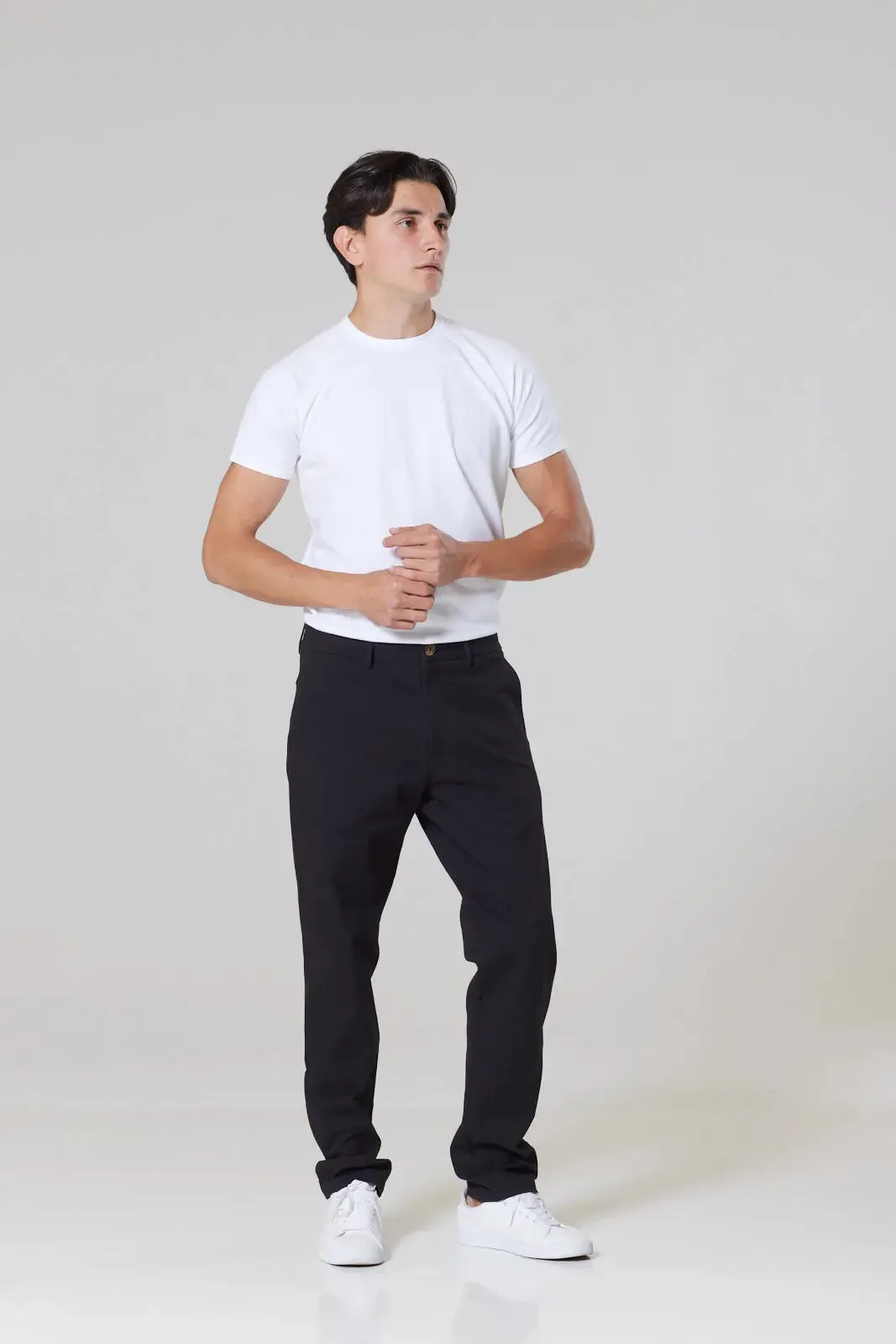 Buxton Trousers - Black - Shorter Leg