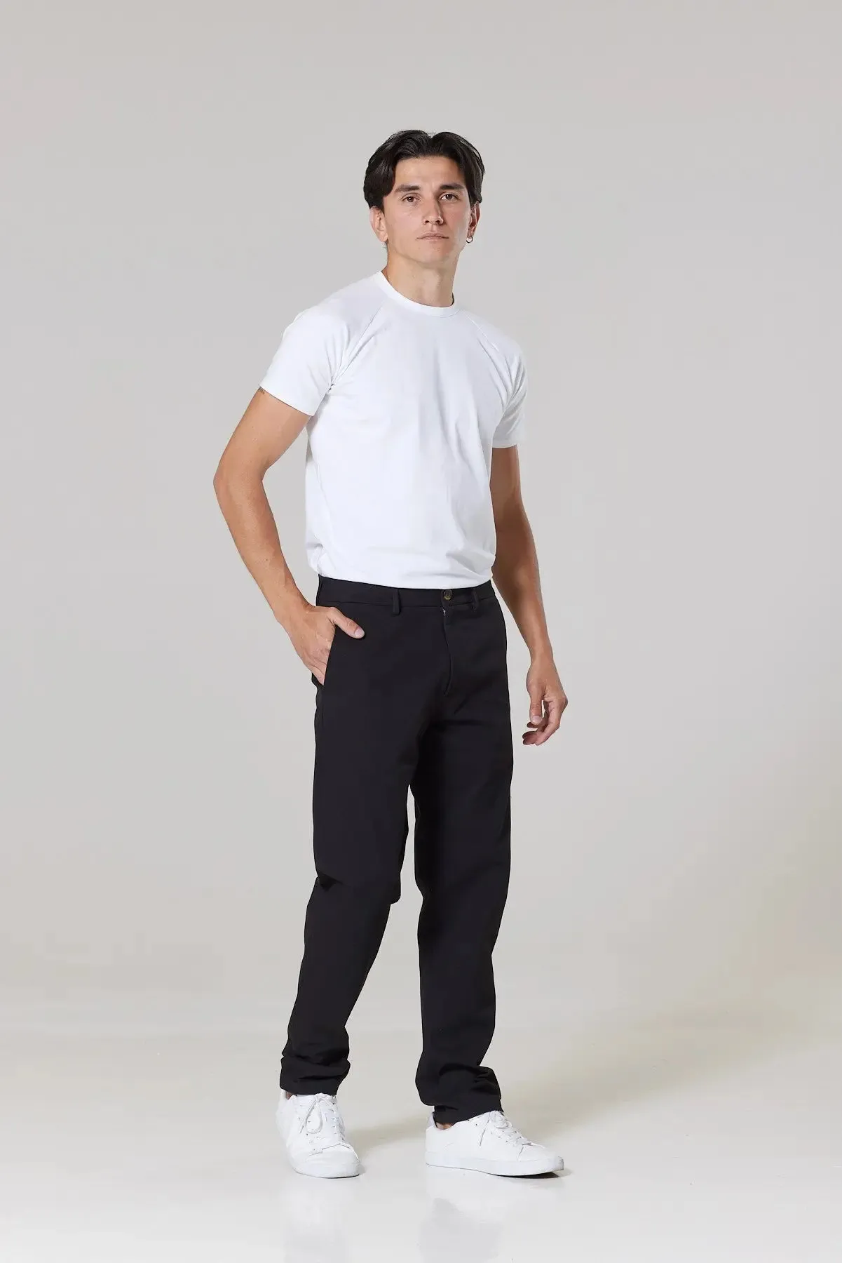 Buxton Trousers - Black - Shorter Leg