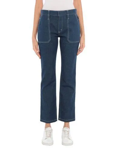 Chloé Women Denim trousers Blue 12 UK