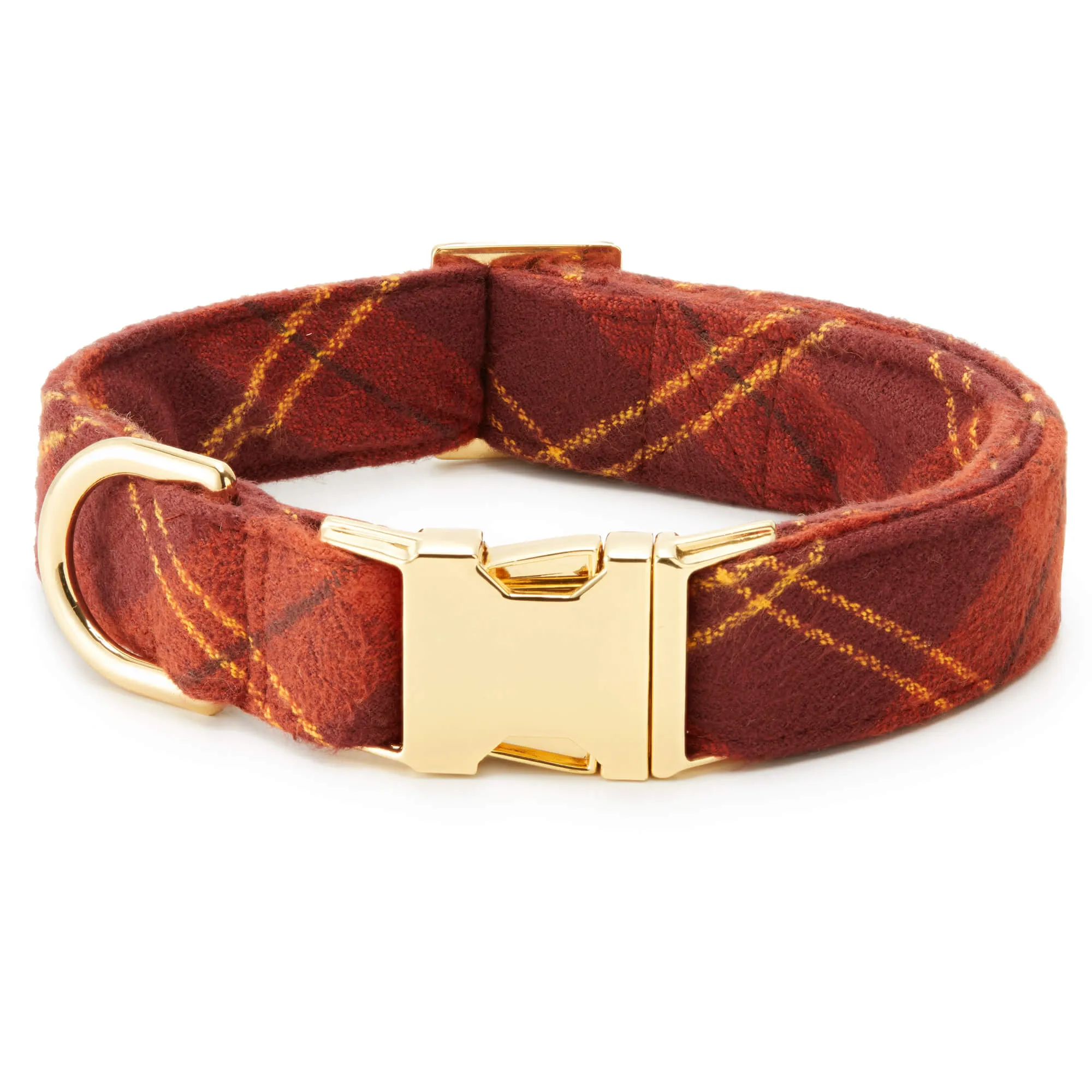 Cider Plaid Flannel Bow Tie Collar