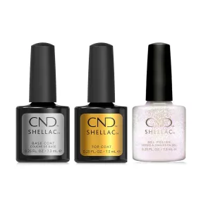 CND - Shellac Combo - Base, Top & Ice Bar