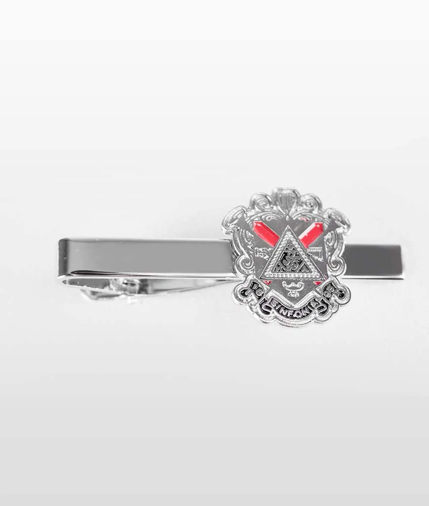 Coat of Arms Tie Bar, Silver