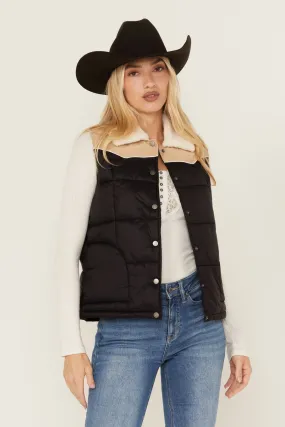 Color Block Puffer Vest