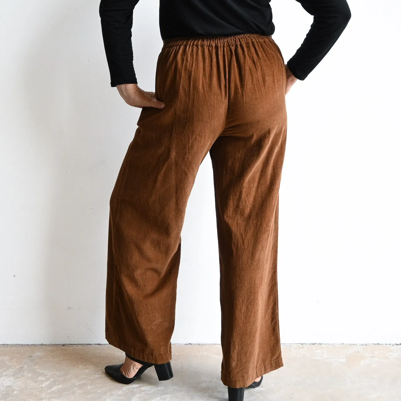 Corduroy Wide Leg Pant by Orientique Australia - 2611