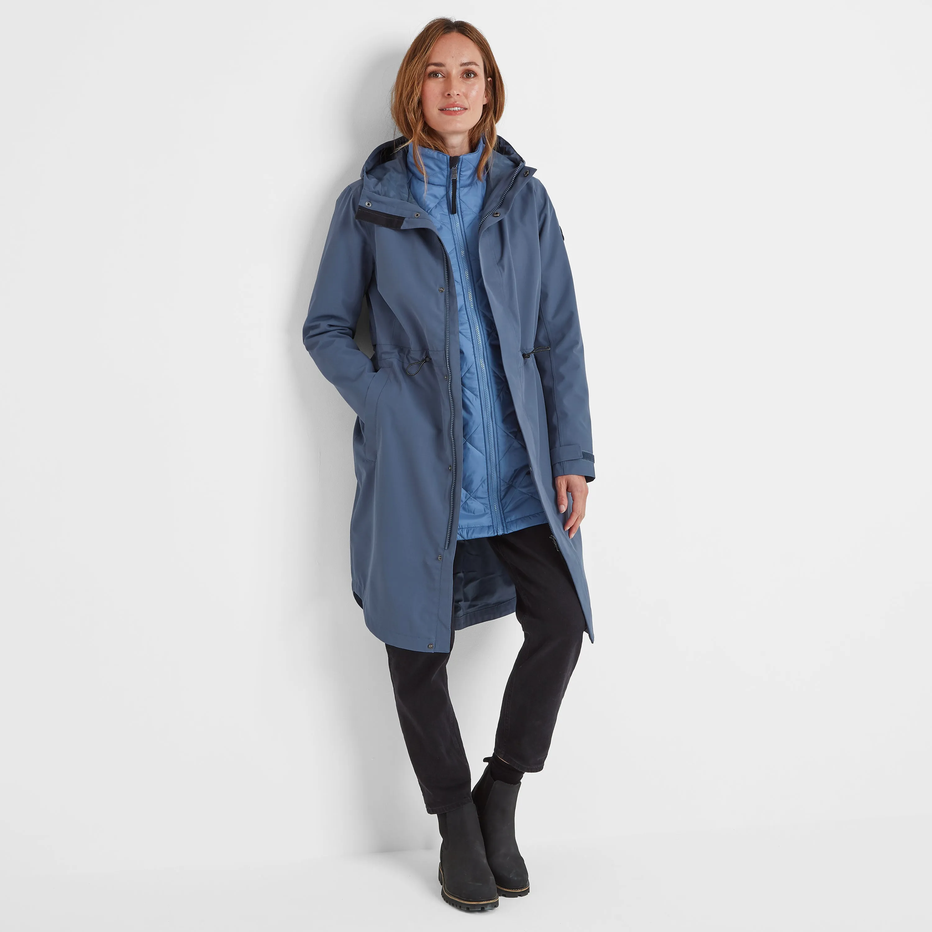 Cove Womens 3in1 Jacket - Blue Stone