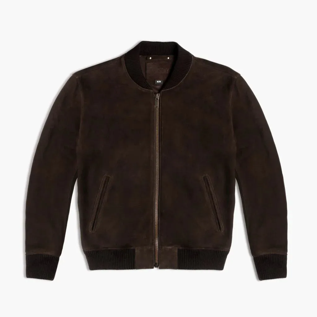 Dark Brown Suede Jacket