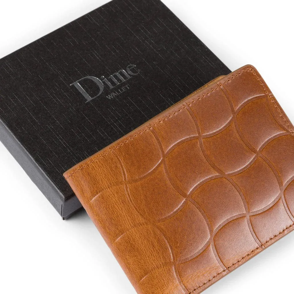 Dime MTL Classic Quilted Leather Wallet Butterscotch