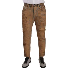 Dolce & Gabbana Authentic Distressed Denim Classic Trousers