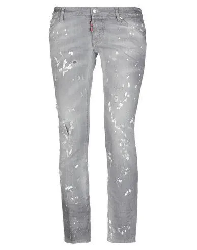 Dsquared2 Women Denim trousers Grey 4 UK