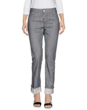 Dsquared2 Women Denim trousers Grey 6 UK