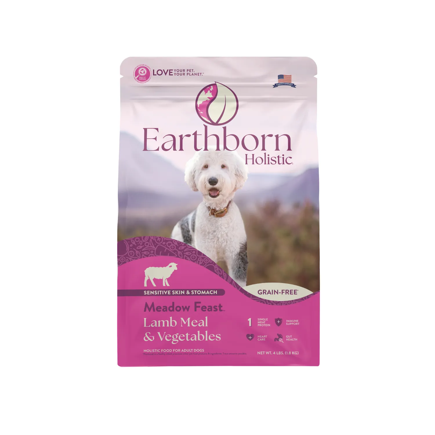 Earthborn Holistic Meadow Feast Lamb & Vegetable  Dry Dog Food