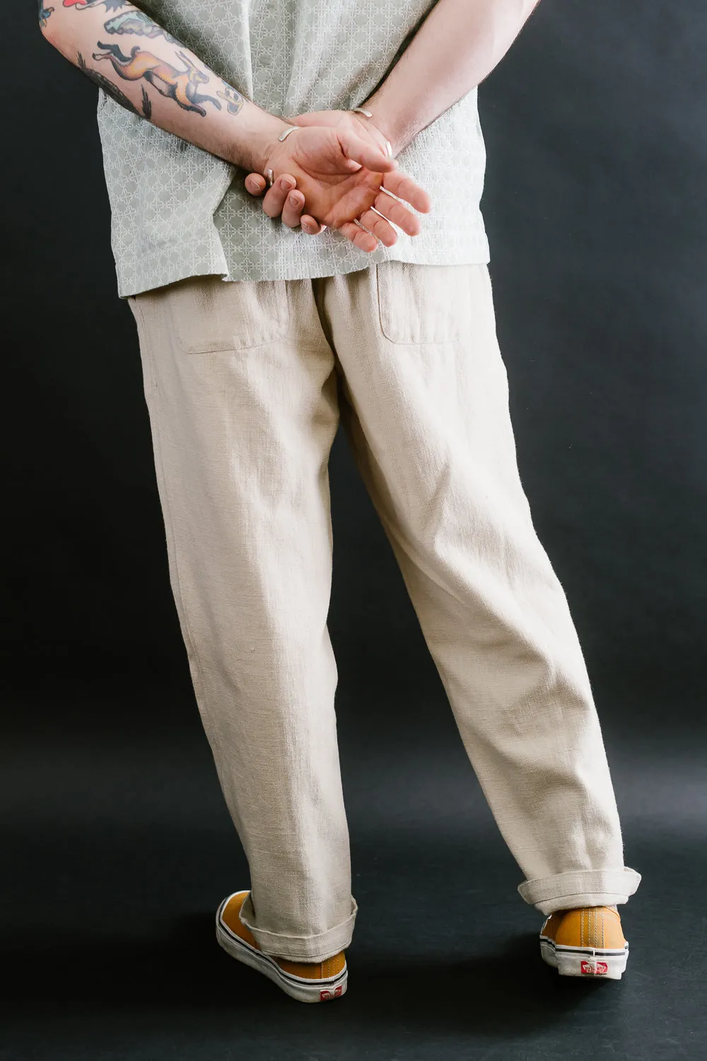 Easy Pant Cotton, Linen - Alabaster