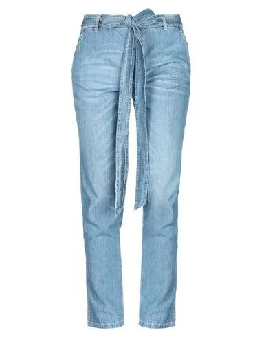 Ermanno Scervino Women Denim trousers Blue 12 UK