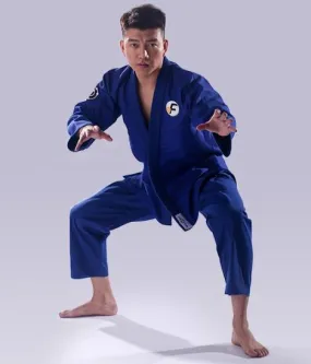 FLUORY BJJF07 JIU JITSU GI Size XS-XL BLUE UNISEX