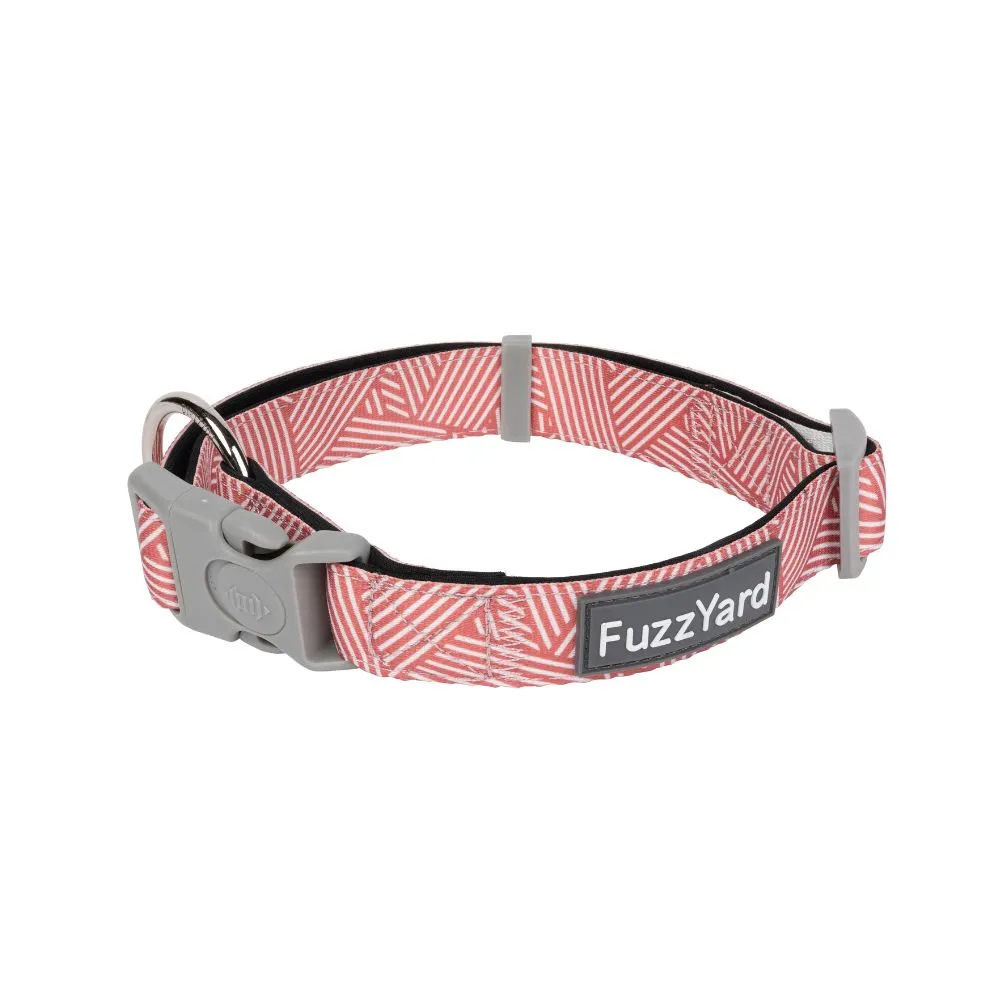 FuzzYard Dog Collar Thornbury Brick Red L