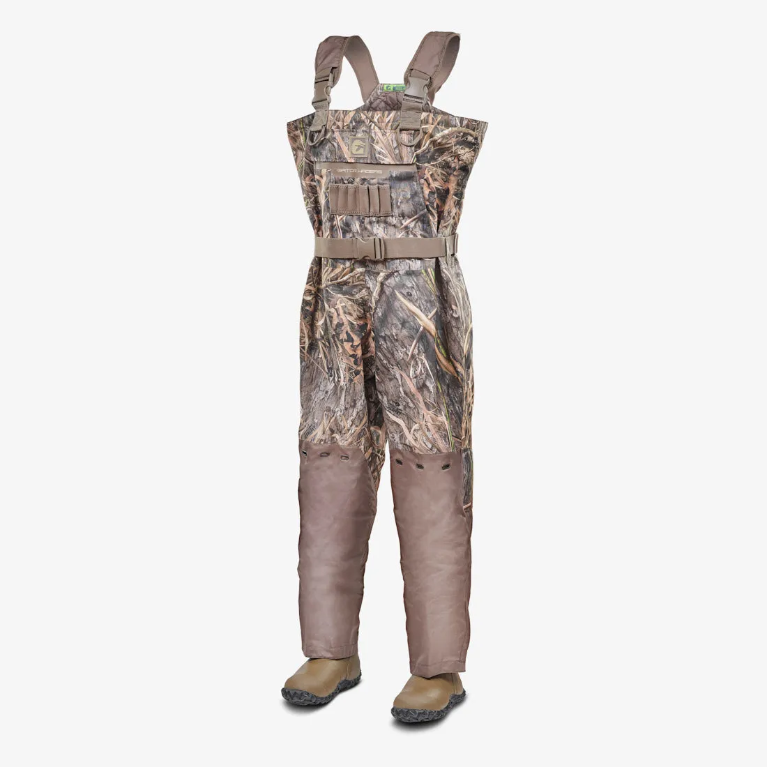 Gator Waders Mens Mossy Oak Habitat Shield Insulated Waders