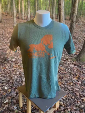 Genesee Brewing NY Hunting Buck T Orange Logo