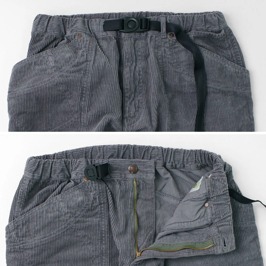 GOHEMP / Hemp Corduroy Traveler Easy Pants Wide Tapered