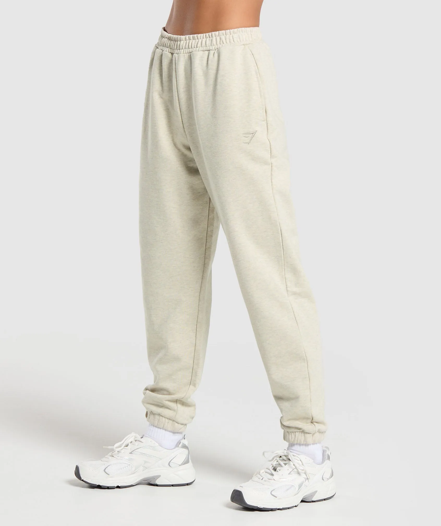 Gymshark Rest Day Sweats Joggers - Beige Marl