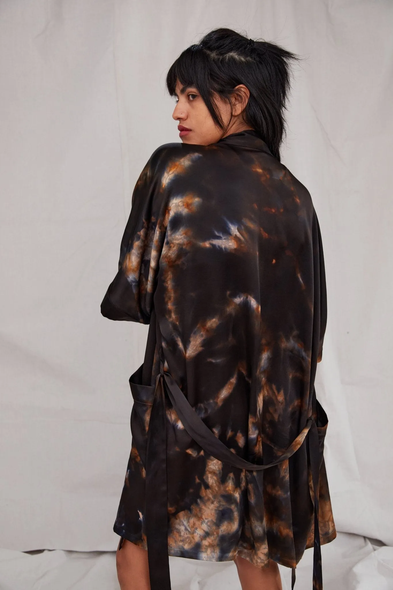 Half Moon Kimono in Silk