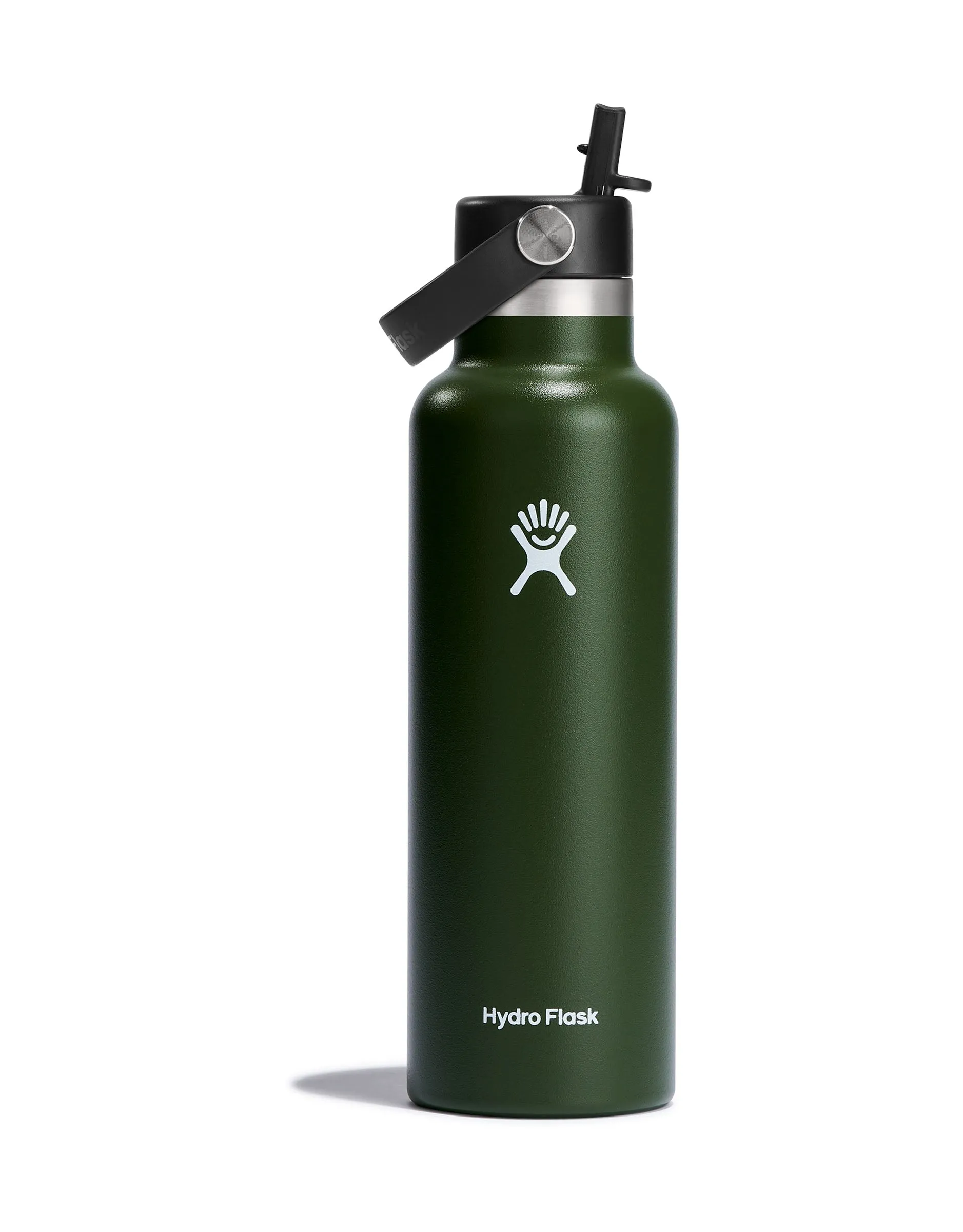 Hydro Flask Standard 21oz Insulated Drink Bottle with Flex Straw Cap (621ml)