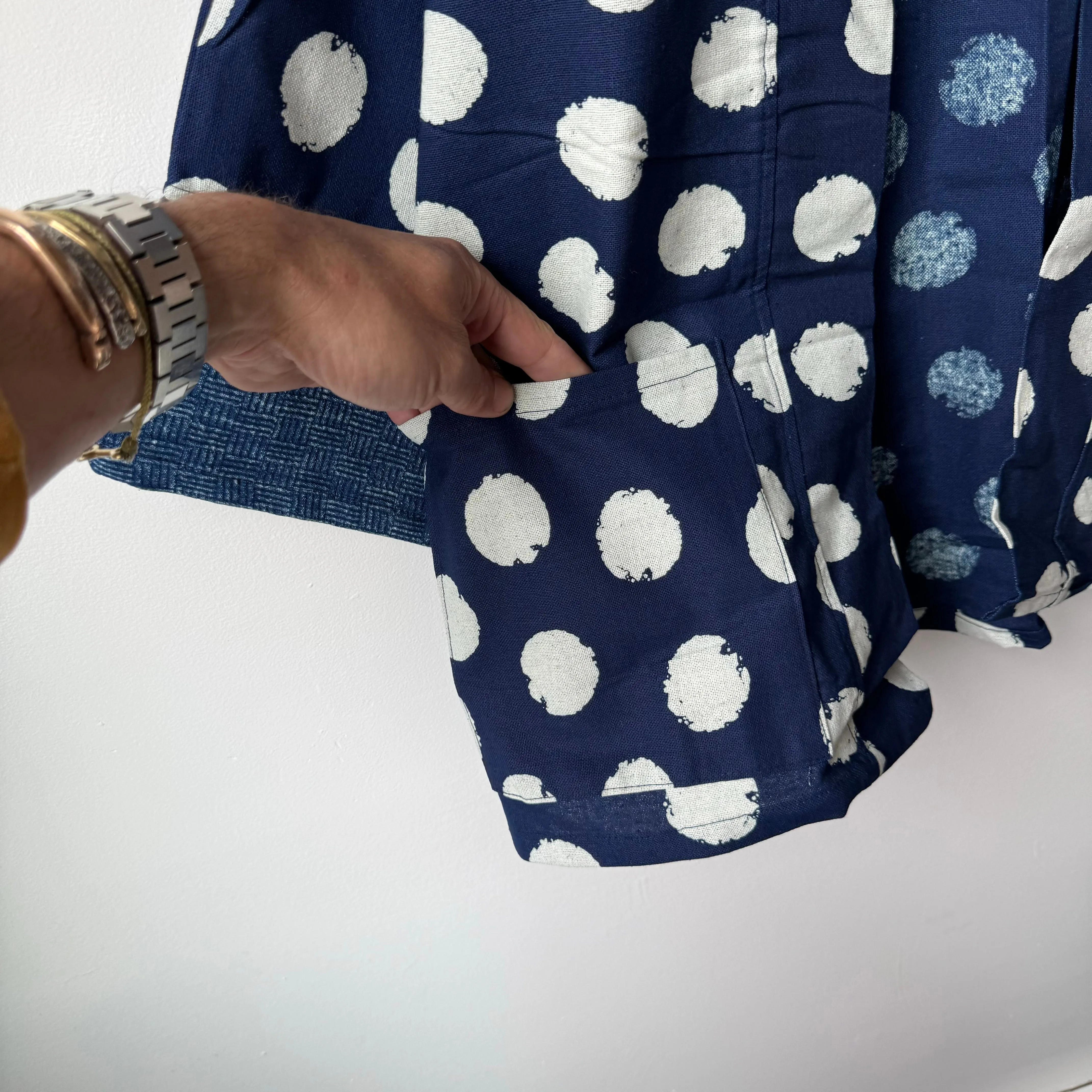 Indigo Happy Kimono 9 by Belle Waera